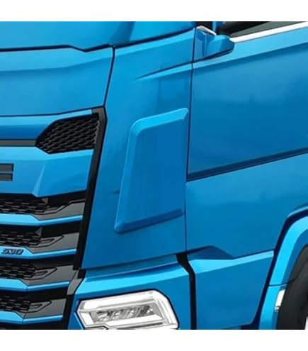 24/7 AUTO Lot De 2 Sourcils De Phare En ABS Pour Camions DAF XF, XG+, XG 2020+ – Prêts à Peindre – Gauche + Droite