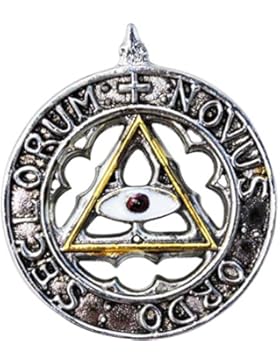 Tempelritter Halskette Neuordnung der Zeit Amulett Anhänger - Freudige Zukunft