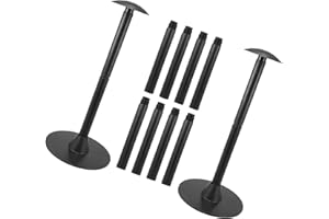 INFINAUTO 2pcs Boat Cover Support Pole Adjustable Height from 12" to 54" Stylish Design