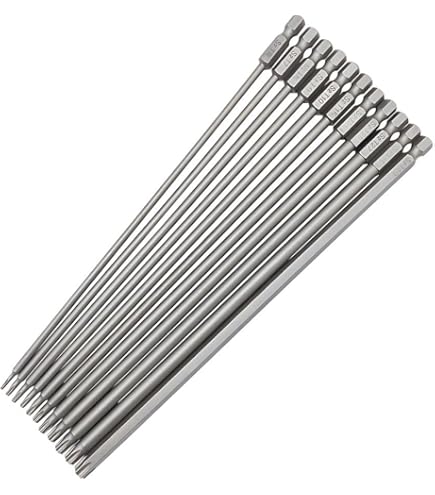 4 Punte Cacciavite Magnetiche 200mm - Attacco Esagonale 1/4" - Per Utensili Elettrici - Foto 4