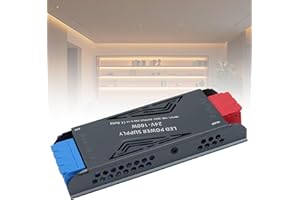 SUCIKORIO Alimentatore LED 24V 100W 4,1A Ultra Sottile Trasformatore LED Driver AC 220V a DC 24 Volt 100W Trasformatori Adattatore LEDs a Tensione Costante Senza Sfarfallio per LEDs Lampade Striscia