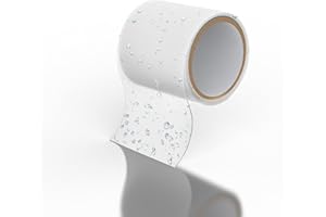 DIP Tools - Ruban de réparation innovant étanche pour la piscine, la maison, les gouttières, etc. (1x1.5m - transprarente)