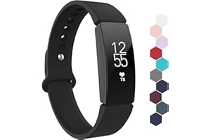 Adepoy for Fitbit Inspire 2 Straps, Waterproof Soft Sport Bands Compatible with Fitbit Inspire/Fitbit Inspire 2/ Inspire HR/Ace 2, Women Men