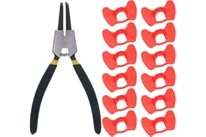 Happyyami Lunettes Anti-Picage pour Poules Outils De Contrôle De Picage De Poulet en Plastique avec Protection Oculaire Pratique pour Volaille Domestique