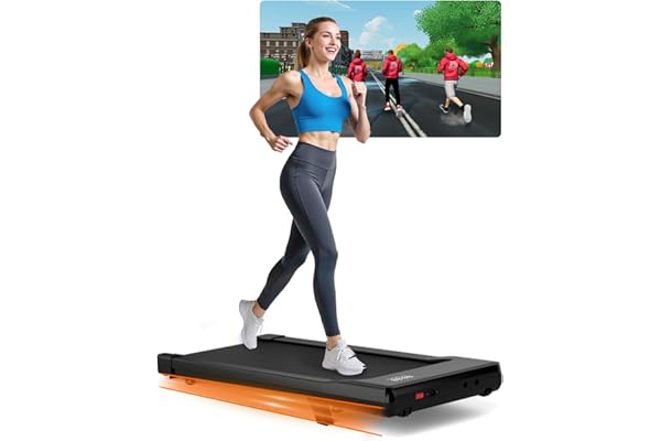 Copant Raceable Cinta de Andar Adecuado para Dispositivo Portatil Alta Tecnología, Cursos Ejercicios y Multijugador Carrera, Walking Pad 80cm Negro Cinta de Correr Escritorio con App Control