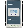 EPEVER MPPT 30A Solar Charge Controller 12V 24V Auto, 30 amp Solar Charge Regulator MPPT Automatically Identifying System Voltage, for Lead-Acid Lithium Batteries and Load Timer Setting