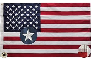 TCTOHZNG American Flag 90 * 150cm 210d usa flag mit Messing-Ösen 210D Nylon-Material mit Genähten Streifen Premium Flaggen