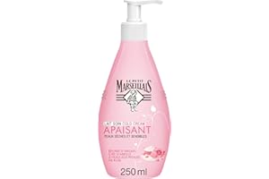 Le Petit Marseillais Lait Corps Hydratant, Apaisant, au Beurre d'Argan Cire d'Abeille et Huile aux Pétales de Rose, 250ml