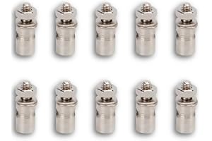 DILWE Conector de Varilla de Empuje Servo - Set de 10 Piezas Con Tapón de Enlace Ajustable de 1,3 Mm