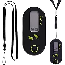 Pedometro 3d MAYMOC Contapassi, Distanza, Calorie, Memoria 30