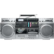 MUSE Boombox Bluetooth Retro z radiem, CD, magnetofonem, mocą