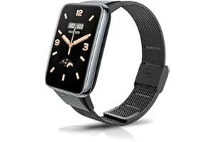 KoGiio Bransoletka do Xiaomi Smart Band 7 Pro (Mi Band 7 Pro), dla mężczyzn i kobiet, oddychająca, tkana stal nierdzewna, metalowy pasek do zegarka Xiaomi Smart Band 7 Pro (Mi Band 7 Pro)