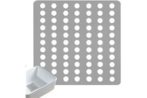 GUTIXI Lot de 1 protection carrée pour canalisations de douche - Anti-rouille - Pour extérieur et intérieur - Trous de 3,5 mm - 14,5 x 14,5 cm