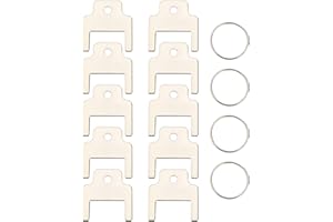 Briny River 10 Stück Schlüssel für Papierhandtuchspender 770301 mit 4 Schlüsselringen Schlüssel für Taschentuchspender Kompatibel mit Kimberly Clark Spendern Papierhandtücher Falthandtücher Badetücher