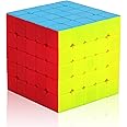 Cooja Speed Cube 5x5, Stickerless Magic Cube 5x5x5 Speed Smooth Durable 3D Puzzle Cube Toy for Boys Girls