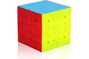 Cooja Cubo Magico 5x5, Speed Magic Cube 5x5x5, Stickerless Resistente Smooth Velocit di Giocattoli per Ragazze Ragazzi