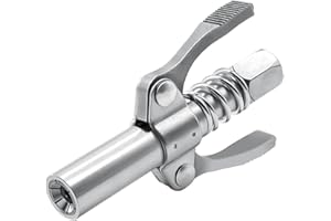 YASTA Ugello Accoppiatore per Ingrassatore Testina per Pistola a Grasso Attacco a Doppio Manico Serrante