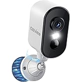 CZEview 2K Überwachungskamera Aussen Akku, Magnetische Montage, 300° Horizontaler PTZ,Bewegungserkennung, WLAN Kabellose Über