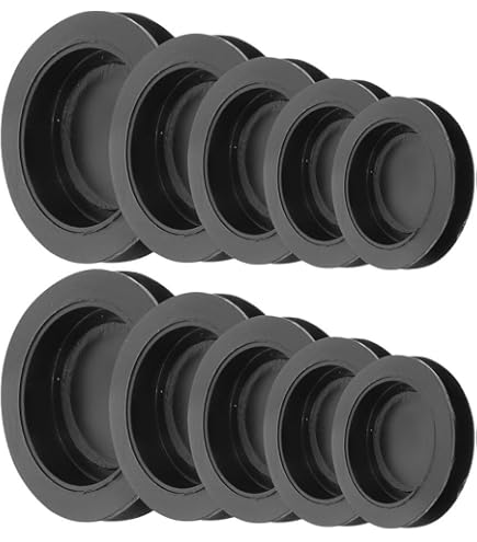 Lot De 5 Bouchons Caoutchouc Pour Tirelires – 5 Tailles De 25 à 38 Mm
