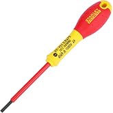 Stanley 0-65-411 &ndash; Insulated Screwdriver VDE 1000V FatMax Flat 0.3 x 75 mm