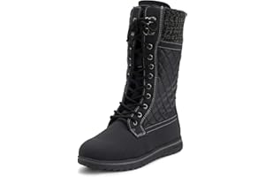 Polar Boot Womens Fleece Lined Snow Winter Waterproof Hiking Durable Ankle Boots