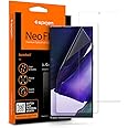 Spigen, 2 Pack, Screen Protector for Samsung Galaxy Note 20 Ultra, NeoFlex, TPU, Full Coverage, Case Friendly, Not Tempered Glass, Wet Application, Note 20 Ultra Compatible Screen Protector Film