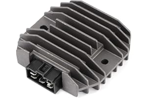 Yctze Motorcycle Rectifier Regulator Rectifier 5 Pin Plug Regulated Rectifier Aluminium Alloy ABS Motorcycle Voltage Regulator for YZF YCFR6 FZ6 XP T MAX for Majesty