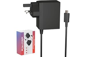 BIUBOTY 39W PD Charger Compatible with Nintendo Switch Lite/OLED/Pro Controller/Charging Station/HDMI Supports TV Mode and Dock Station Power Adapter