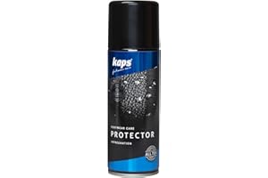 Kaps Protector - Impregnating Shoe Boot Spray Water Repellent For Leather and Fabric - Fluor Free No PFC - 400 ml - 13.52 fl. Oz.