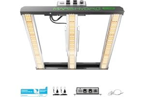 MARS HYDRO Smart FC1500 lampa LED do uprawy roślin, 150 W, Samsung LM301H EVO, pełne spektrum, lampa do uprawy roślin Daisy Chain, ściemniana lampa do uprawy roślin pokojowych, warzyw, kwiatów