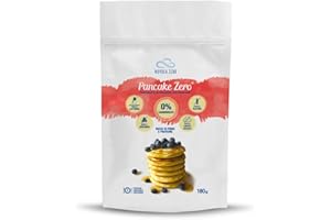 NUVOLAZERO Nuvola Zero - Preparato per Pancake Proteici in Polvere, 180g x 6 Pancake Keto Senza Carboidrati, Senza Glutine, Senza Lattosio, Senza Zuccheri, No lieviti, Made in Italy