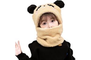 JFAN Bonnet Enfant Garcon et Fille Mignon Bonnet d'hiver à Oreilles d'ours Unisexe