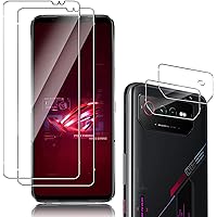 Holilo Vetro Temperato Pellicola per Asus ROG Phone 6/6 Pro/ASUS ROG Phone 6D / 6D Ultimate【2+2 Pezzi】 Pellicola Protettiva e