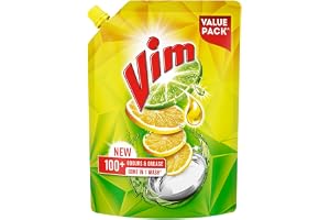 Vim Dishwash Liquid Gel Lemon 900 ml Refill Pouch