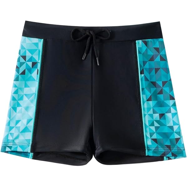 Short De Bain 2 En 1 Garçon JiAmy - Doublure Compression Poches Séchage Rapide 4-16 Ans