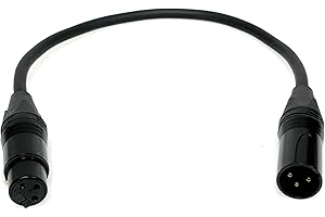 DG SYSTEMS ITALIA SRL DG Systems - Cavo XLR Cannon per microfoni, casse, DJ - Made in Italy (0.3 mt)