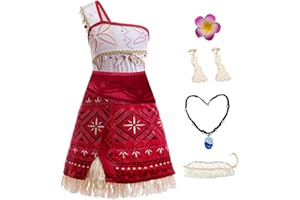 Atorcher Dziewczęcy kostium księżniczki, fantazyjne przebranie na imprezę, dla dzieci, sukienka przygodowa, przebranie na urodziny, święta, cosplay, ubrania z akcesoriami