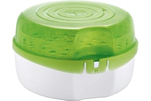 Istruzioni in lingua straniera - MAM 309380 - Sterilizzatore a vapore per forno a microonde con 1 biberon anticolica da 160 ml di MAM