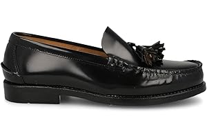 PAYMA - Mocasin de Piel para Hombre. Hechos en España. Zapato Clasico Antifaz y Borlas para Caballero. Piso de Goma Muy Flexible. Piel Florentic Antiarrugas