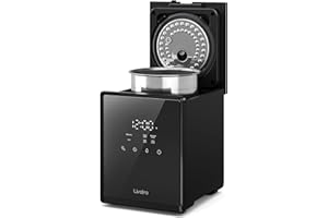 LIVATRO Humidificador de vapor caliente de acero inoxidable de 3 L con fácil limpieza y función de vapor cálido, humidificador saludable para dormitorio y sala de estar,Negro