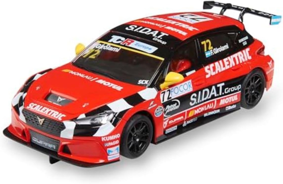 SCALEXTRIC - Vehículo de Carreras Advance - Coche Slot Escala 1:32 (Cupra León Competición - Team Monlau)