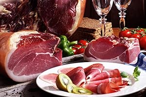 DIE AMMERLÄNDER SCHINKENDIELE Milder luftgetrockneter Landschinken (250 g Servierschnitt) aus der Ammerländer Schinkendiele