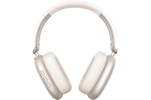 Wentronic Y01 Wireless Over Ear Headphones, Noise Canceling Bluetooth 5.3 Headphones with Microphones,Hi-Res Audio,48H Playtime,Foldable,Breathable Soft Earpads for iOS/Android/Samsung/PC-Starlight
