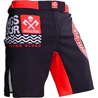 SMMASH Shorts MMA Uomo – Pantaloni Da Boxe E Muay Thai, Traspiranti, Antiodore, Chiusura In Velcro, 100% Poliestere