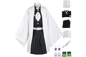 LYL100WT Giyuu Mitsuri Shinobu Nezuko Sabito Tanjirou Zenitsu Douma Cosplay Costume for Adult Demon Slayer Outfits Halloween Fantasy Gift Kokushibo Rui Tsugikuni Kimono