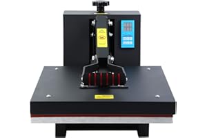 Ridgeyard Professionnel Presse à Chaud Transfert Press Machine Sur T-shirt 38cm x 38cm 0-250℃ Heat Press 220V