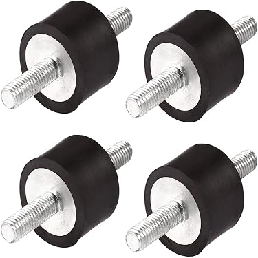 Supporti Antivibranti In Gomma Femmina/femmina – Vari Misure M4 M6 M8 M10 M12 M16 Tipo C