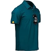 geeksport Men's Polo Short Sleeve Golf Shirt Breathable Sports Polo Shirt for Men Summer T-Shirt
