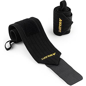 Boldfit Wrist Band for Gym Workout Wrist Support for Gym Straps for Men Hand Band Strap for Man Accessories for Men Workout Wrists Supporter wrap for Man Workouts Accessories for Women Hand Wraps