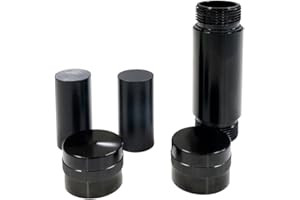 FORMAX420 FORMAX®420 Crusher Pollen Presser Metal Herb Grinder 5 parts (Black)